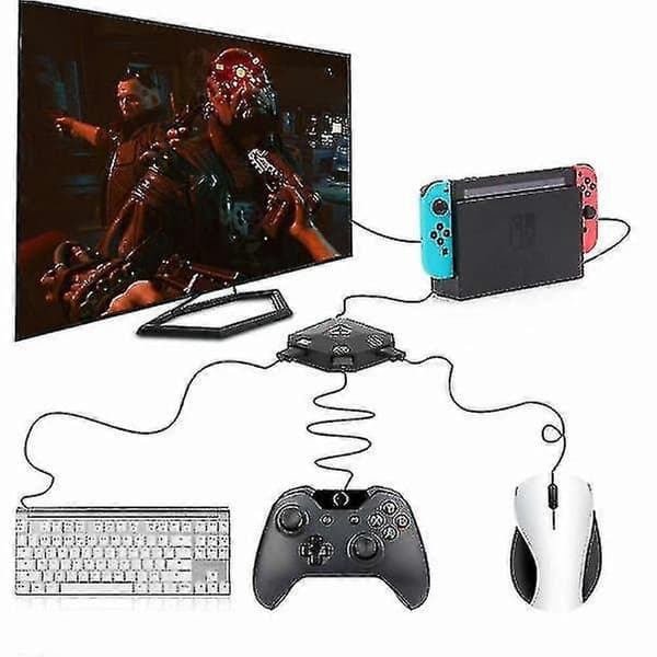 Mus/tastatur Adapter Nintendo Switch, Ps4, Xbox One/360, Ps3