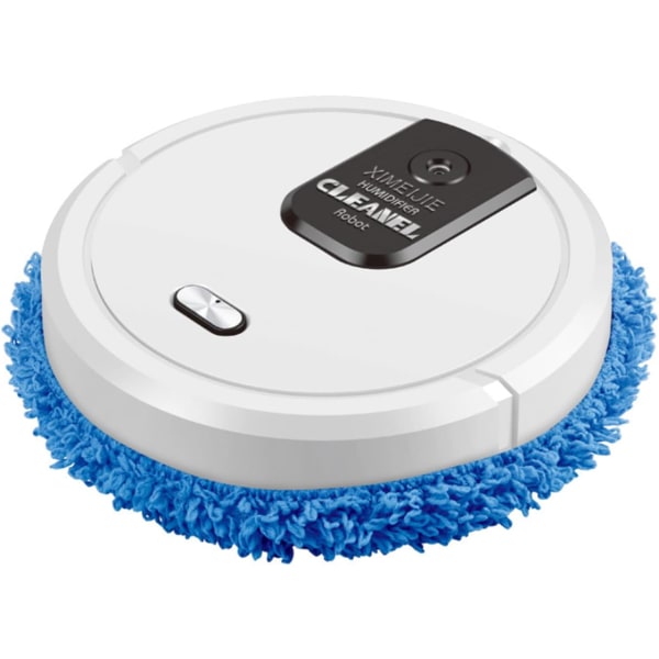 Robot Cleaner, 3-in-1 Robot Cleaner märkä- ja kuivapesu, kostutus, automaattinen puhdistus USB lataus (valkoinen)