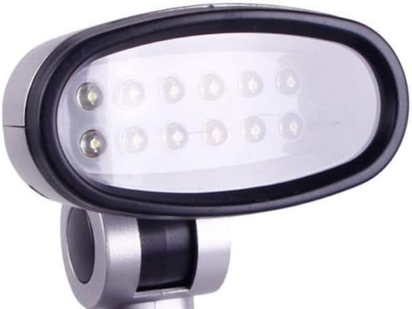 1 st 12LED bordslampa, ljusstark batteridriven