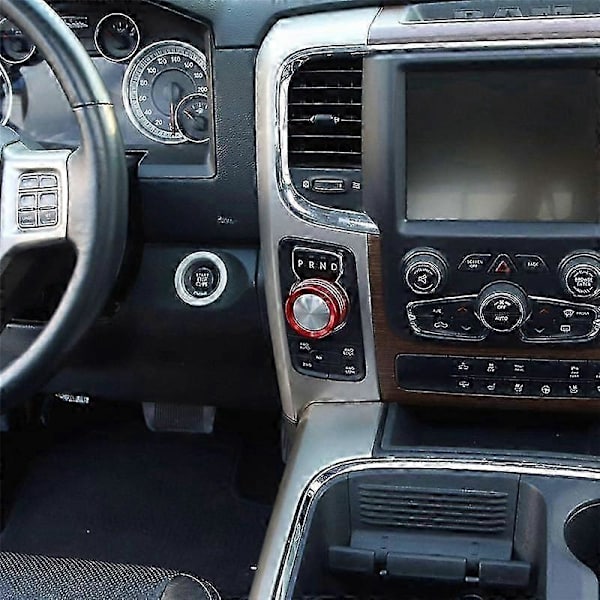 Gear Shift Switch Knop Cover Trim Aluminium til RAM 2013-2017 Tilbehør.