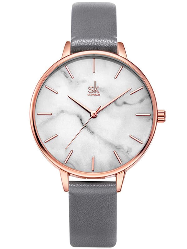 Minimalistisk dameur ultra-flad elegant