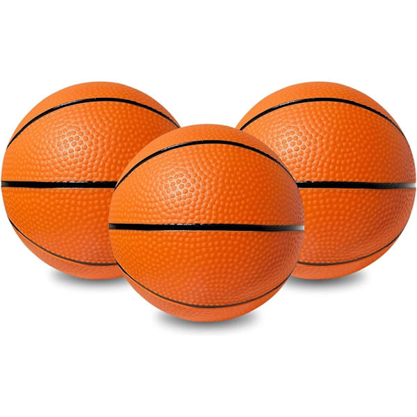 7-tums Mini Basketbollar, 3-pack - Perfekt storlek för pojkar, småbarn och mini-korgentusiaster - Mångsidig för inomhus- eller utomhuslek, Orange