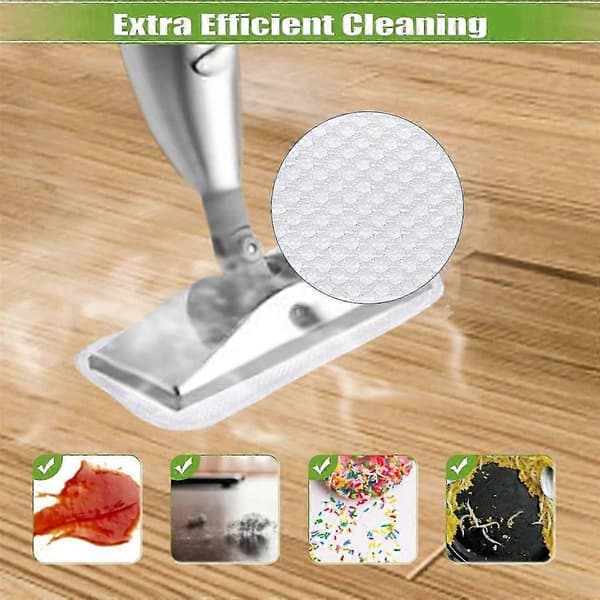 5 stk. vaskbare mikrofiberputer for Black & Decker dampmopp