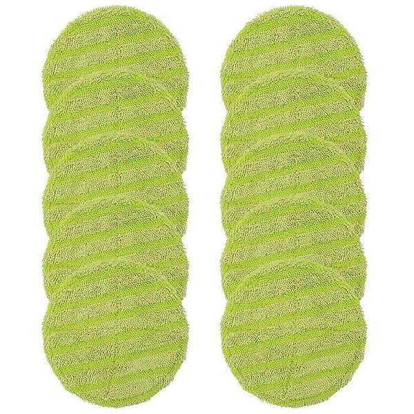 Mikrofiber Bonnet Dampmoppepuder til damprensere osv. til det trekantede børsteværktøj, genanvendelig vask