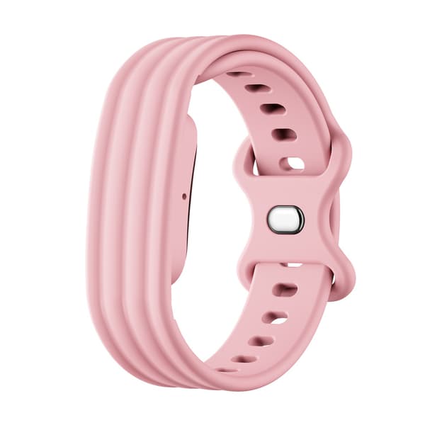 Kellon ranneke Google Fitbit Airille, pehmeä silikoninen vaihtoranneke vaaleanpunainen Light Pink