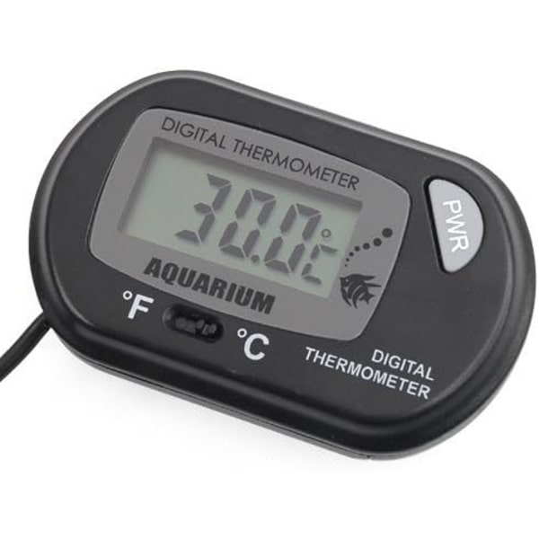 Digital LCD-termometer för akvarium och vivarium