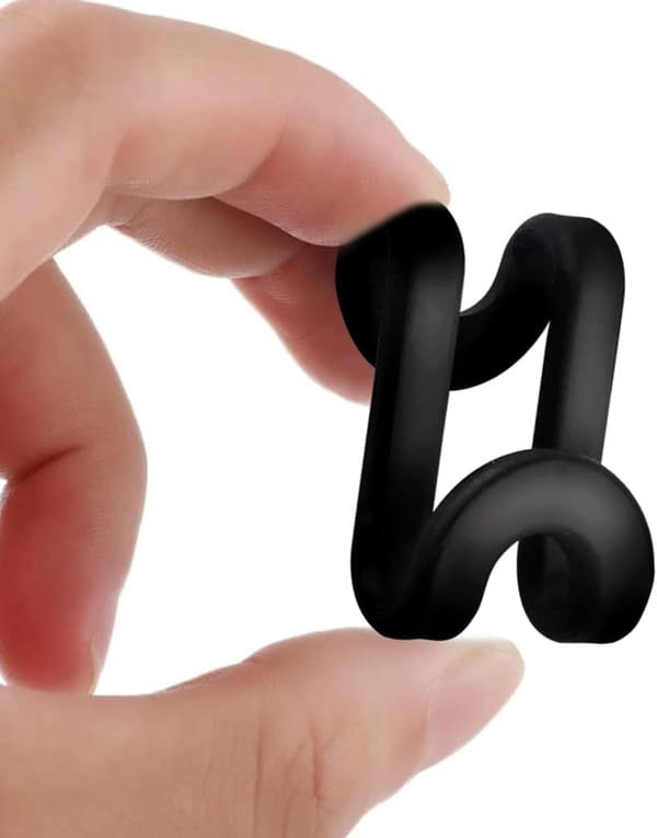 20 stk. Mini Tøj Bøjle Connector Kroge Black