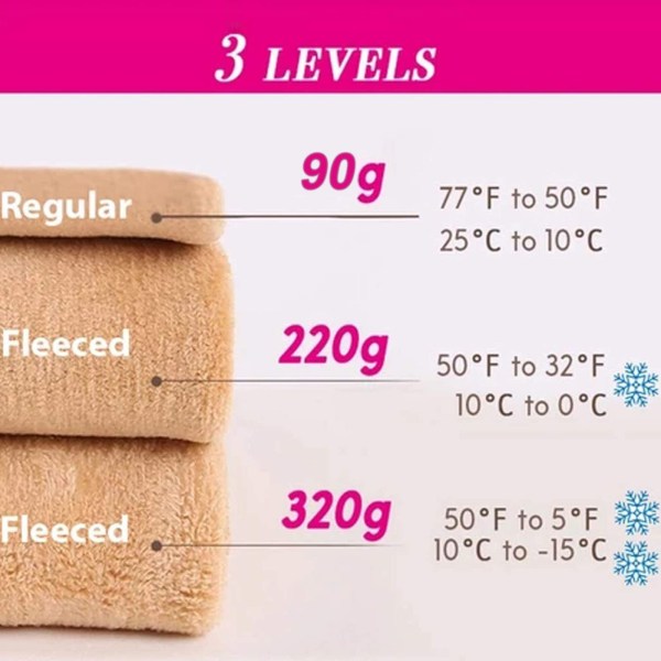 Naisten fleece-vuoratut sukkahousut, talviset, lämpimät, korkeavyötäröiset, läpikuultavat, termiset sukkahousut, ohuet, joustavat housut, leggingsit, pehmeät, joustavat sukat Black Thin