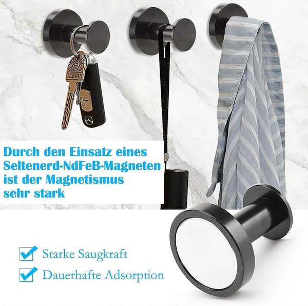 2 stk. formet kreativ metal magnetisk tegnestiftkrog