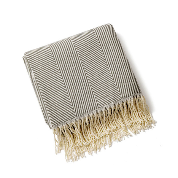 Kælen blød tæppe, sengetæppe, sofa, uldtæppe, tæppe, kaste tæppe, sofa tæppe, fluffy sofa tæppe, merino tæppe, fluffy varmt plaid grey 127*172cm