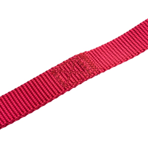 Nailonkoiran taluttimet, helppo puhdistaa, pehmeä ja kevyt talutin päivittäiseen kävelyyn pentujen ja pienten rotujen kanssa, 1,5 cm leveä 120 cm pitkä, punainen