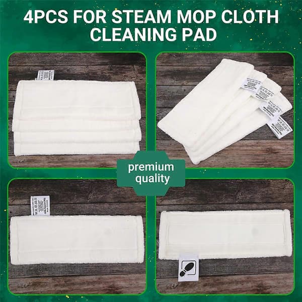 CLEANmaxx 2-pack Grå Moppdynor för Easy Mop System med 2-kammarhink
