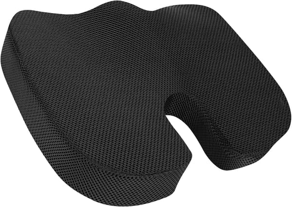Memory Foam Sædepude til Kontorstol, Sort