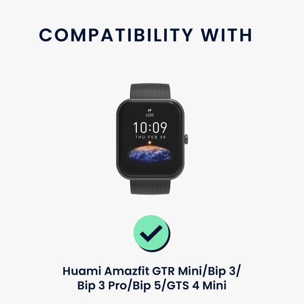 Watch kompatibelt med Huami GTR3 pro silikonladdningsställ GTR2 bas Amazfit bip U stativ - Silikonhållare Dock - Svart