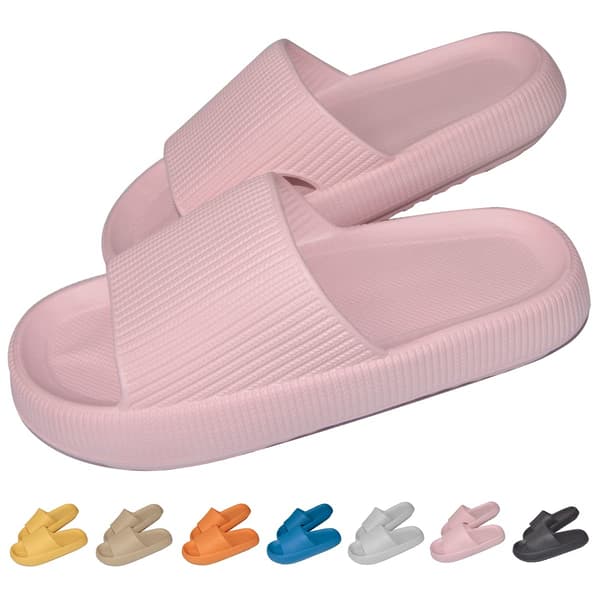 Cloud Slides til kvinder - skridsikre slippers til pool, indendørs og udendørs