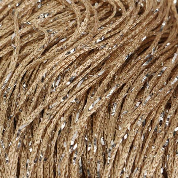Dew Drop Gold String Gardinpanel - 100x 200 cm - Vattenfallseffekt - Glittertråd Partition Divider - Heminredningstillbehör Champagne