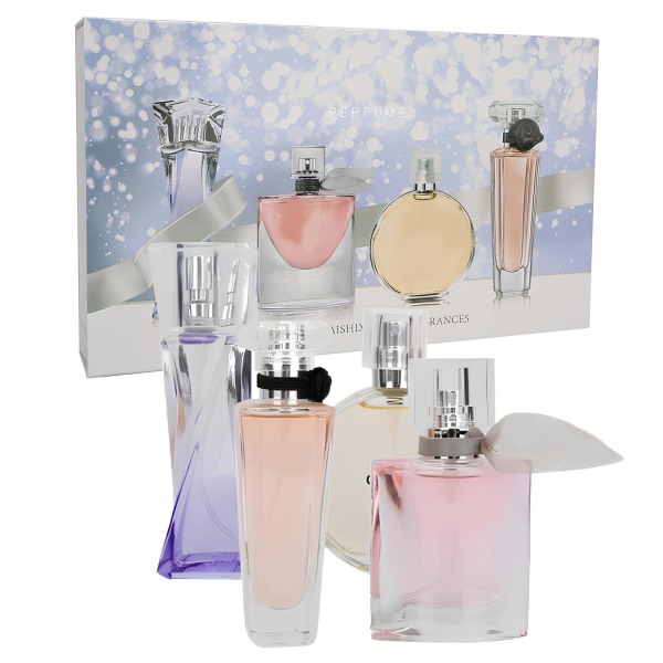 Lady Set, 4 kpl Naisten Eau De Parfume Naisten hajuvesien kukkatuoksu Eau de Toilette,Naisten set, Ystävänpäivän hajuvesilahja