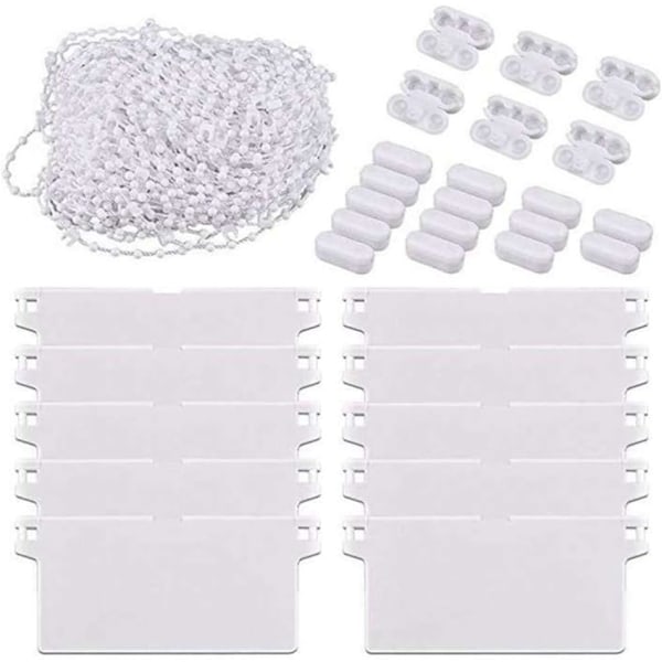 Lodrette persienner tilbehør rulle jalousi gardin connector clips perle reb diy håndværk rulle gardin montering udskiftning til hjem butik