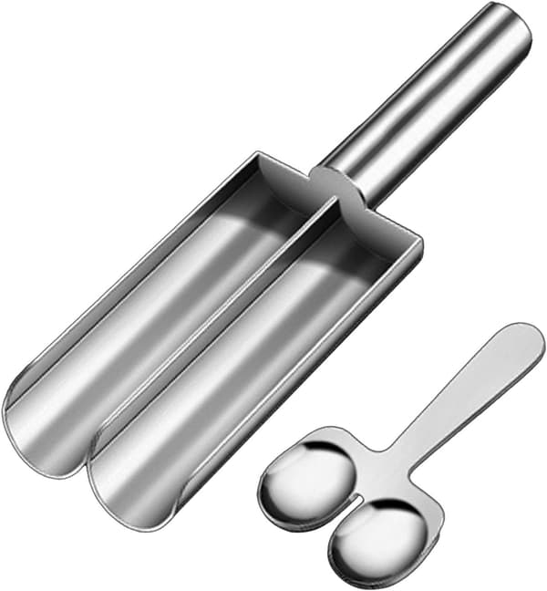 Kødboller af rustfrit stål, kødboller dispenser, multifunktionel fremstilling til, dobbelt rør