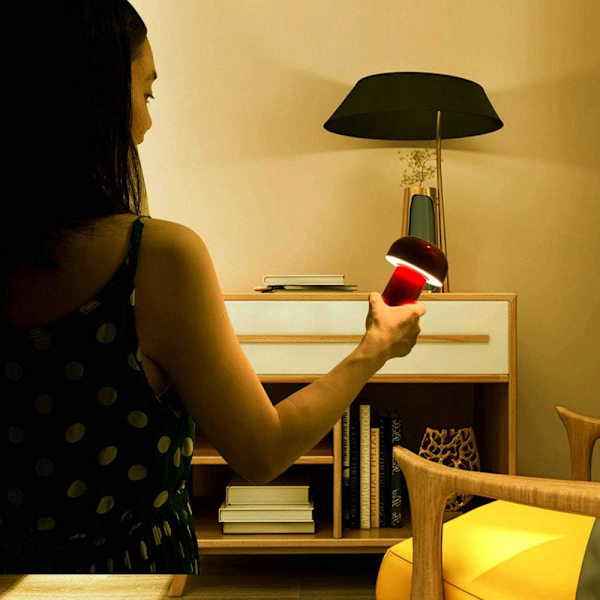 3W Mushroom LED-bordlampe (rød) Red