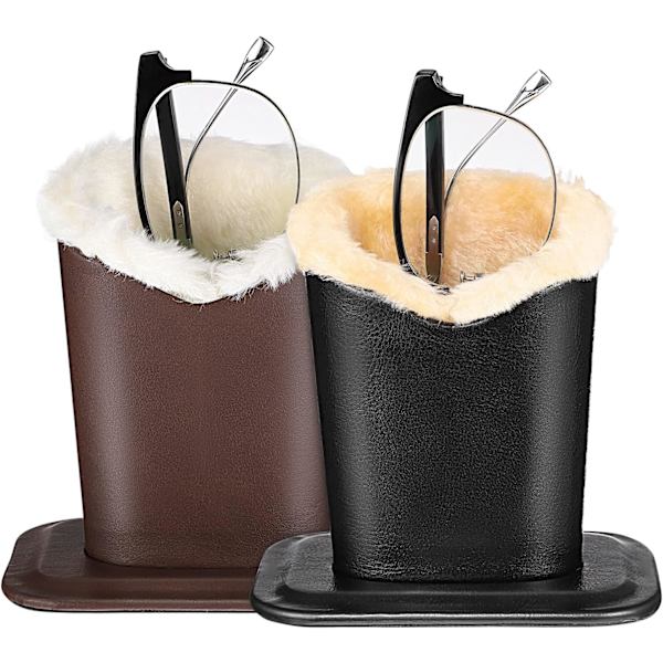 2 stk. Brilleholder med plysfor