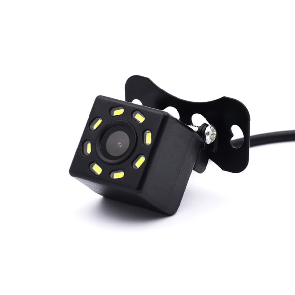 HD CCD 8 LED Bakkamera 170° Nattesyn Mini Backup Kamera 12V DC (Foran eller Bagpå)