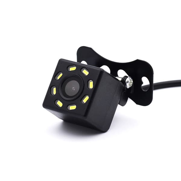HD CCD 8 LED Bakkamera 170° Nattvision Mini Backup Kamera 12V DC (Fram eller Bak)