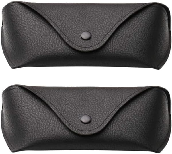 2 st Bärbara Glasögonfodral (Svart) Black
