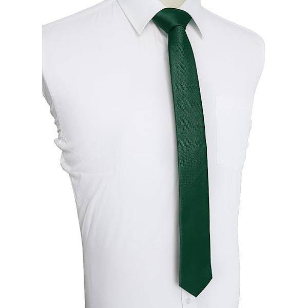 Smal smal slips för män i olika färger 5cm green