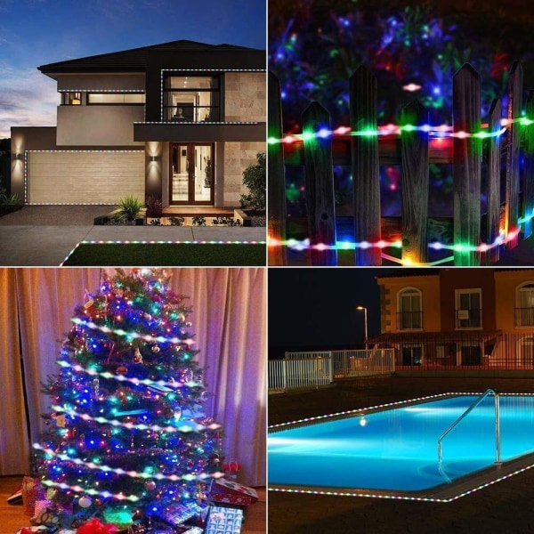 3m:n paristokäyttöiset RGB LED-nauhavalot kaukosäätimellä, vedenpitävät joustavat liimavalot sisä- ja ulkokäyttöön color