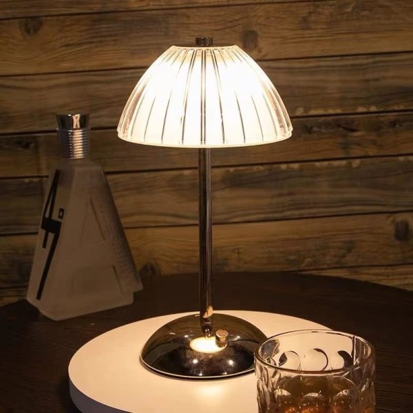Trådløs LED-bordlampe, dæmpbar LED-bordlampe, sengelampe til stue, soveværelse