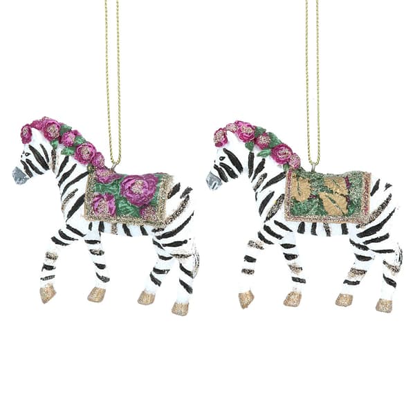 Gisela Graham Zebra Juletrepynt