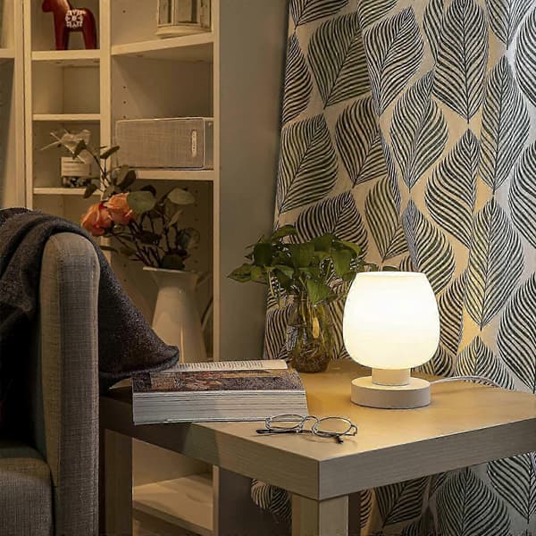 Touch Sengelampe - Moderne Lille Lampe til Soveværelse, Stue, Natbord