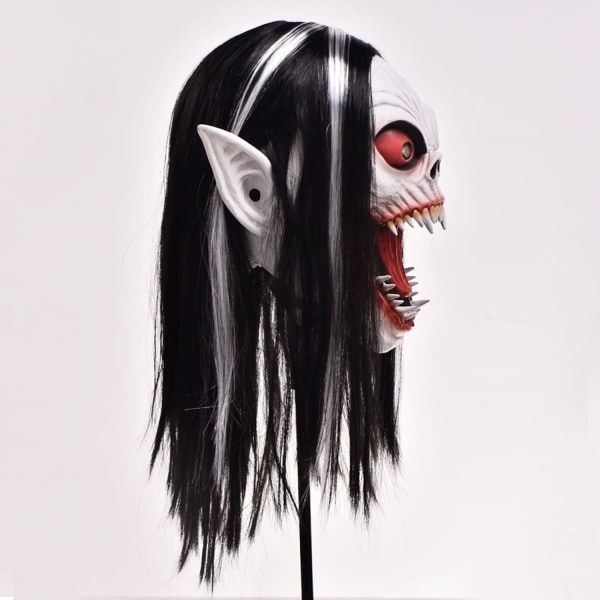 Halloween Mask Vampyr Masker Morbius Vampyrer Förskräcklig Silikon Gel Peruk 1PC Ansikte Skräck Halloween Festdräkter