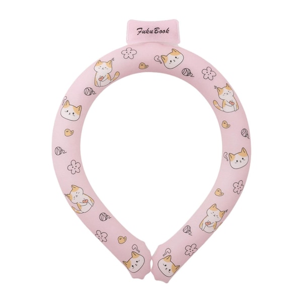 Kylring för nacke - Bärbar och återanvändbar kylring för nacke | Iskragen för nacke, kylaccessoarer för varmt väder, kylklamp för nacke, gelrosa Pink