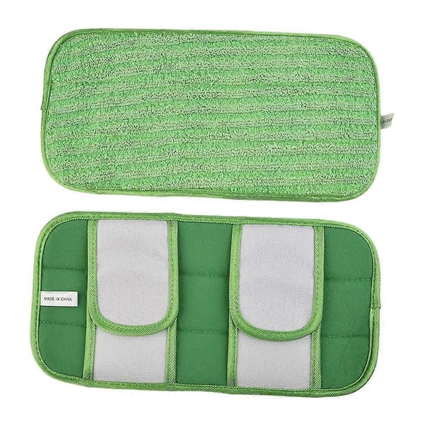 8 stk. udskiftnings dampmoppe mikrofiber kludepude til moppe trekantet moppe