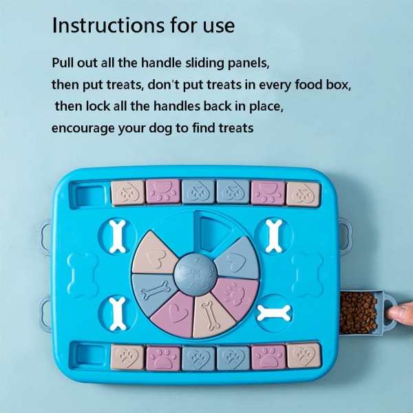 Koiran palapelilelujen syöttölaite Interaktiivinen lemmikkikissan pentuaktiviteetti herkkuruokaannostelija