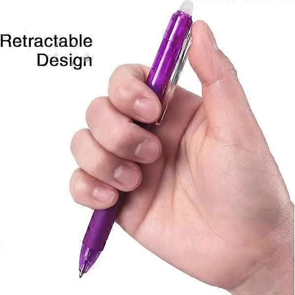 Raderbara bläckpennor, raderbara bläckpennor med gel - 8-pack