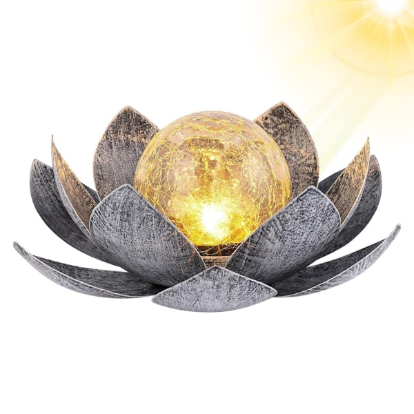 Ulkona LED Lotus -kukkia toivottava lampi, valoisa kelluva lumpeen - allaspuutarha, hääsisustus