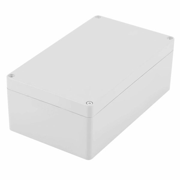 Vanntett utendørs koblingsboks, koblingsboks, ABS IP65 elektrisk prosjektboks, ledningskapsling for innendørs og utendørs elektrisk (200 x 120 x 75 mm)