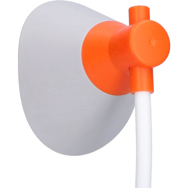 Skrivebordslampe, sød blæksprutteform LED-skrivebordslampe sammenklappelig multifunktionel lys USB-opladning sød skrivebordslampe med blyantspidser til studerende (orange)