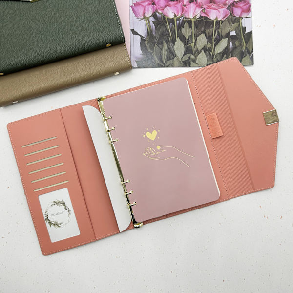 A5 Notebook Linjerad Journal, Sidor Hardback Note Book med Avdelare, Tjockt Papper, Presentförpackning, Magnetiskt Spänne Anteckningsblock
