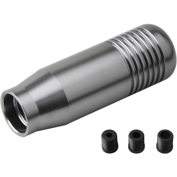 8,5 CM manuell växelspak för bil - universell 5,6-växlad aluminiumväxelspakadapter - växelspaksknopp (grå) Gray