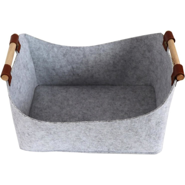 3 kpl vaaleanharmaata huopavarastosäiliötä light gray