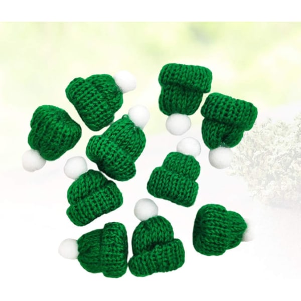 10 st Mini Julhatt Green