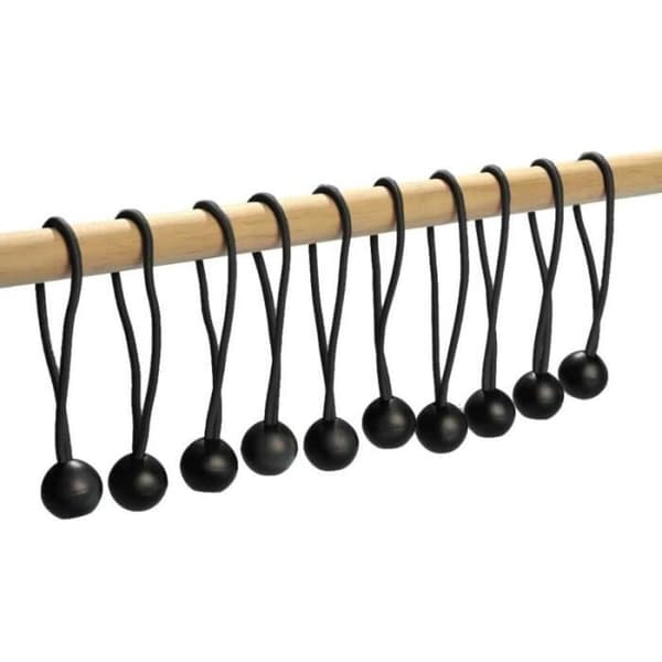 Elastisk elastiksnor til presenning - Pakke med 10