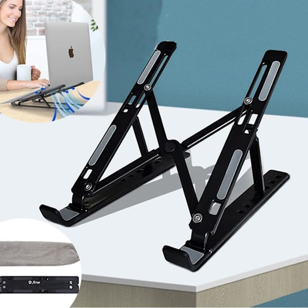 Plast Laptop Stativ, Laptop Stativ, Plast & Silikon Halkskydd Laptop Stativ