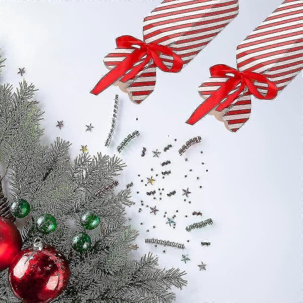 Julgodisbox 50 Delar Julklappsbox För Presentinslagning, Röd