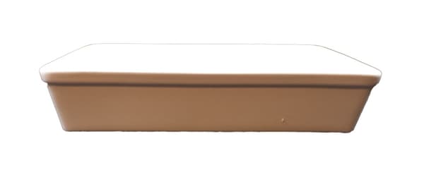 Porslinsform Rektangulär - Stor - 2-pack 5000 Vit