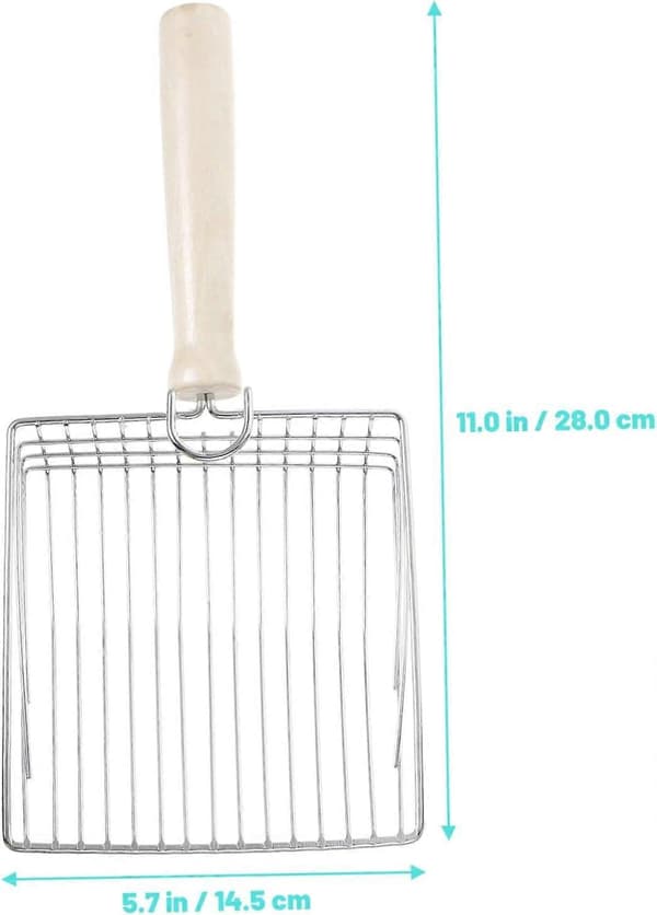 1 stk Kattesandspade Ergonomisk Kjæledyr Bæsjplukker med Filter